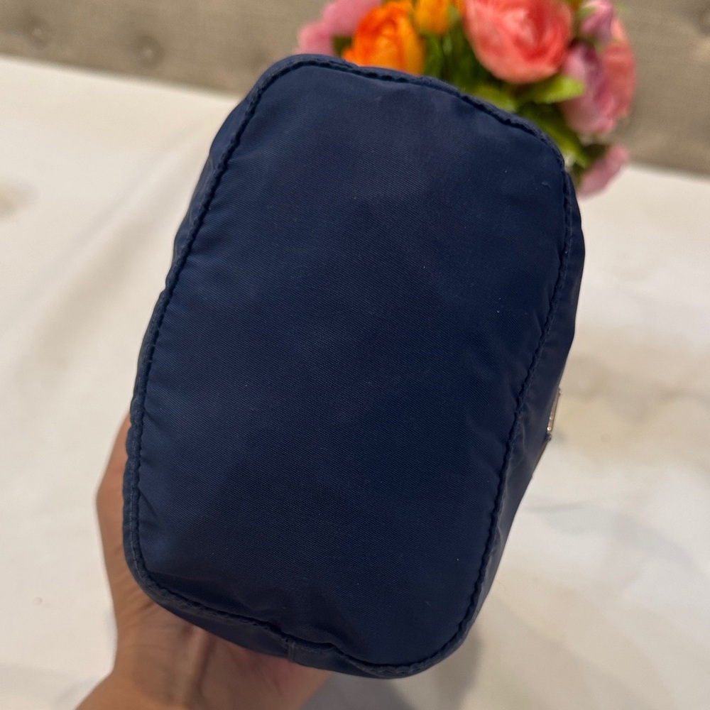 Authentic Prada Midnight Blue Drawstring Pouch - image 5